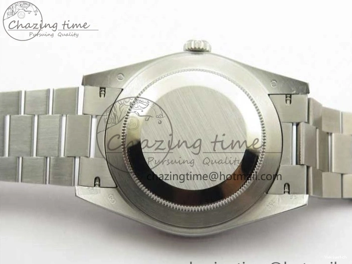 40mm Dial 904 President Ice on Markers T 228239 Blue Crystal SS A2836 Bracelet Dial New SS Version BP Day-Date 0330